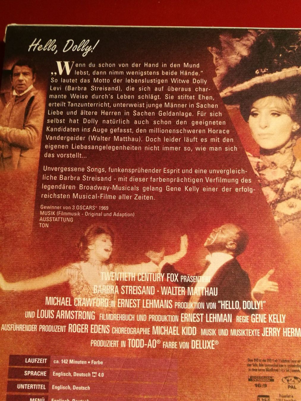 Tutti i DVDs: Hello Dolly! mit Barbara Streisand, Walter Matthau – Nuovo (secondo la descrizione) da Horn venduto da sonjamenzi 1