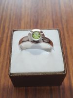 Designer Peridot Ring in 925er Silber
