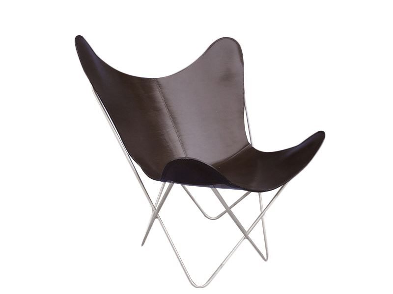 Poltrone: Leder Stuhl BKF dark Brown – Nuovo e nell'imballaggio originale da Arbedo venduto da patagonialeatherrugs 1