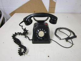 Antik Telefon Téléphone Ancien PTT 1950 Design Loft