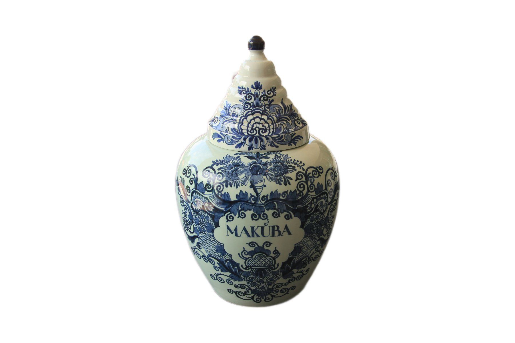 Vasi & Recipienti: Antike Deckelvase "MAKUBA" Delft Blau – Usato da Pfeffingen venduto da Usgsuechts 1