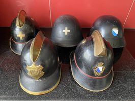 Feuerwehrhelme Sammlungsauflösung