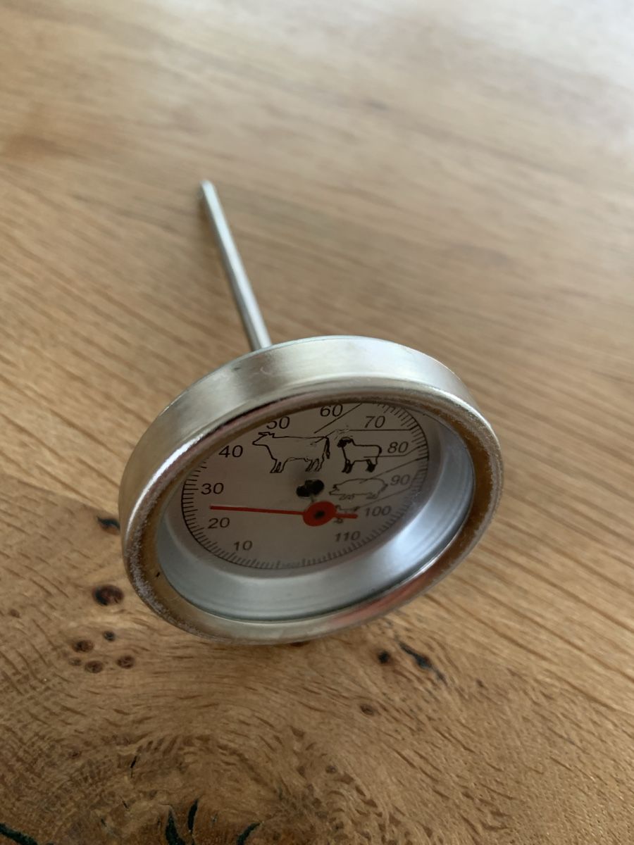 Elettrodomestici da cucina: Fleischthermometer mit Tierabbildungen Edelstahl 10-110 C – Usato da Wabern venduto da pet_v9dz