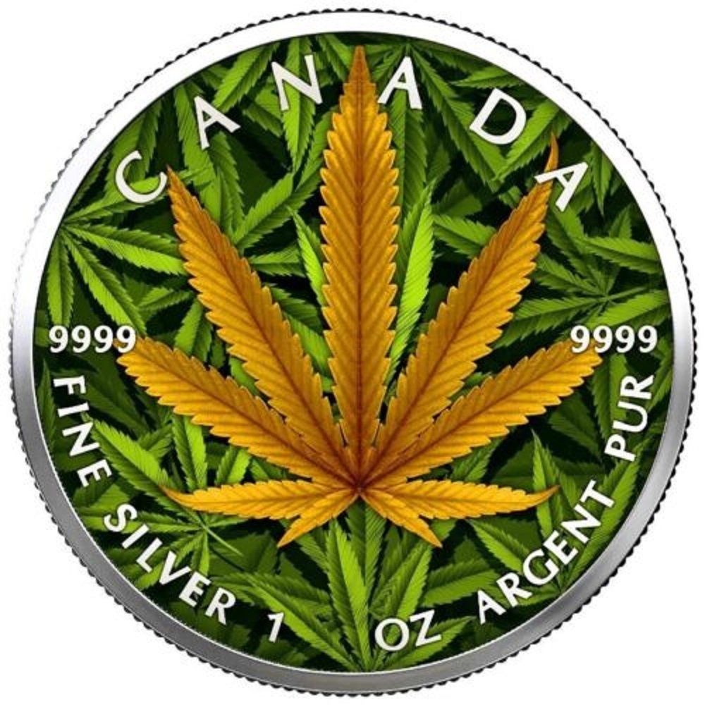 Alle Münzen: Cannabis Maple Leaf 2022 Canada 1 OZ SILBER - COLOR EDIT – Neu (gemäss Beschreibung) aus Wetzikon ZH von Nicki6