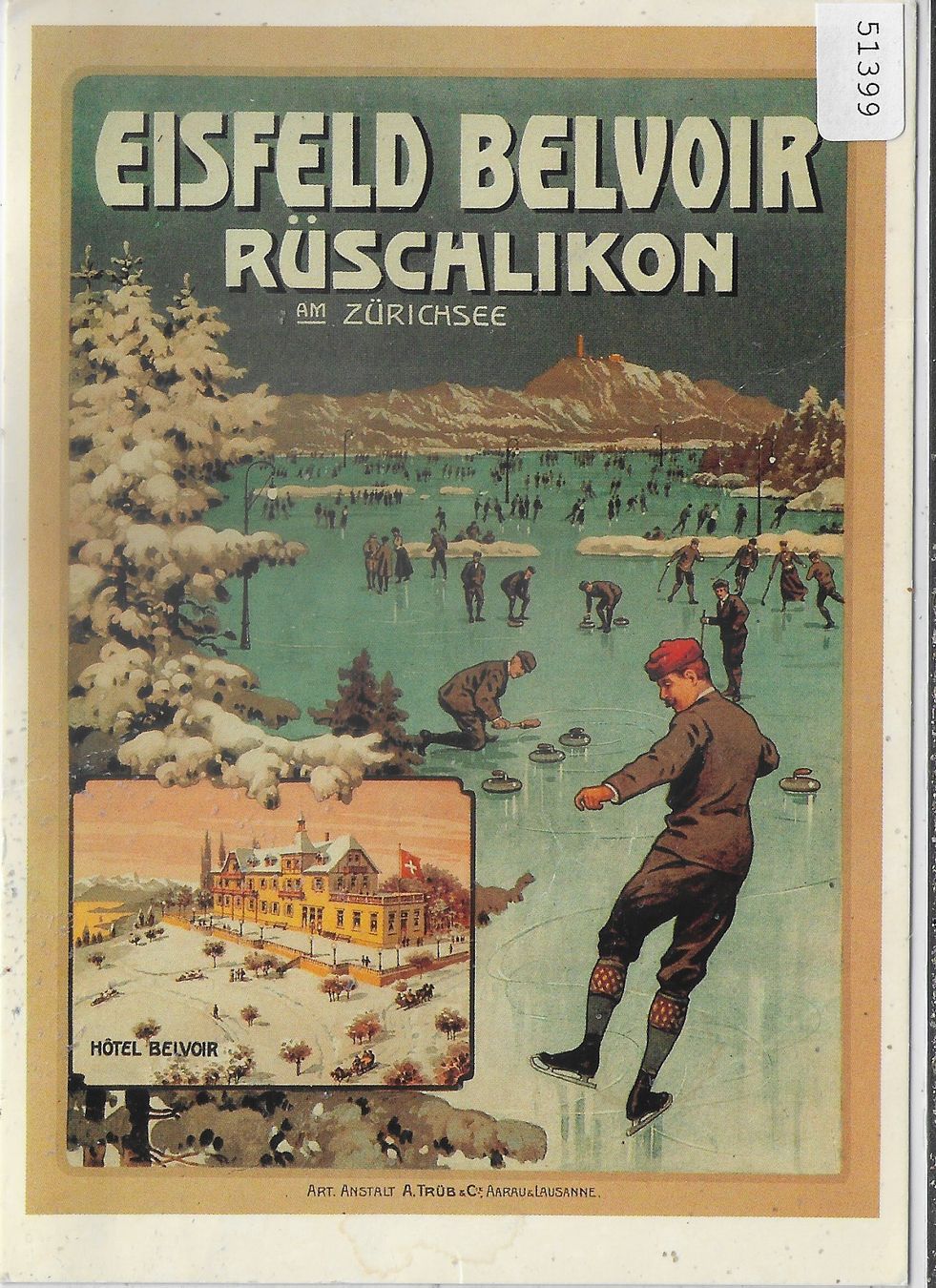 Cartoline postali: Eisfeld Belvoir - Rüschlikon - Repro – Usato da Ettingen venduto da Kartenplanet