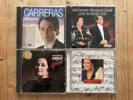 Konvolut mit 4 CDs: Carreras/Caballé