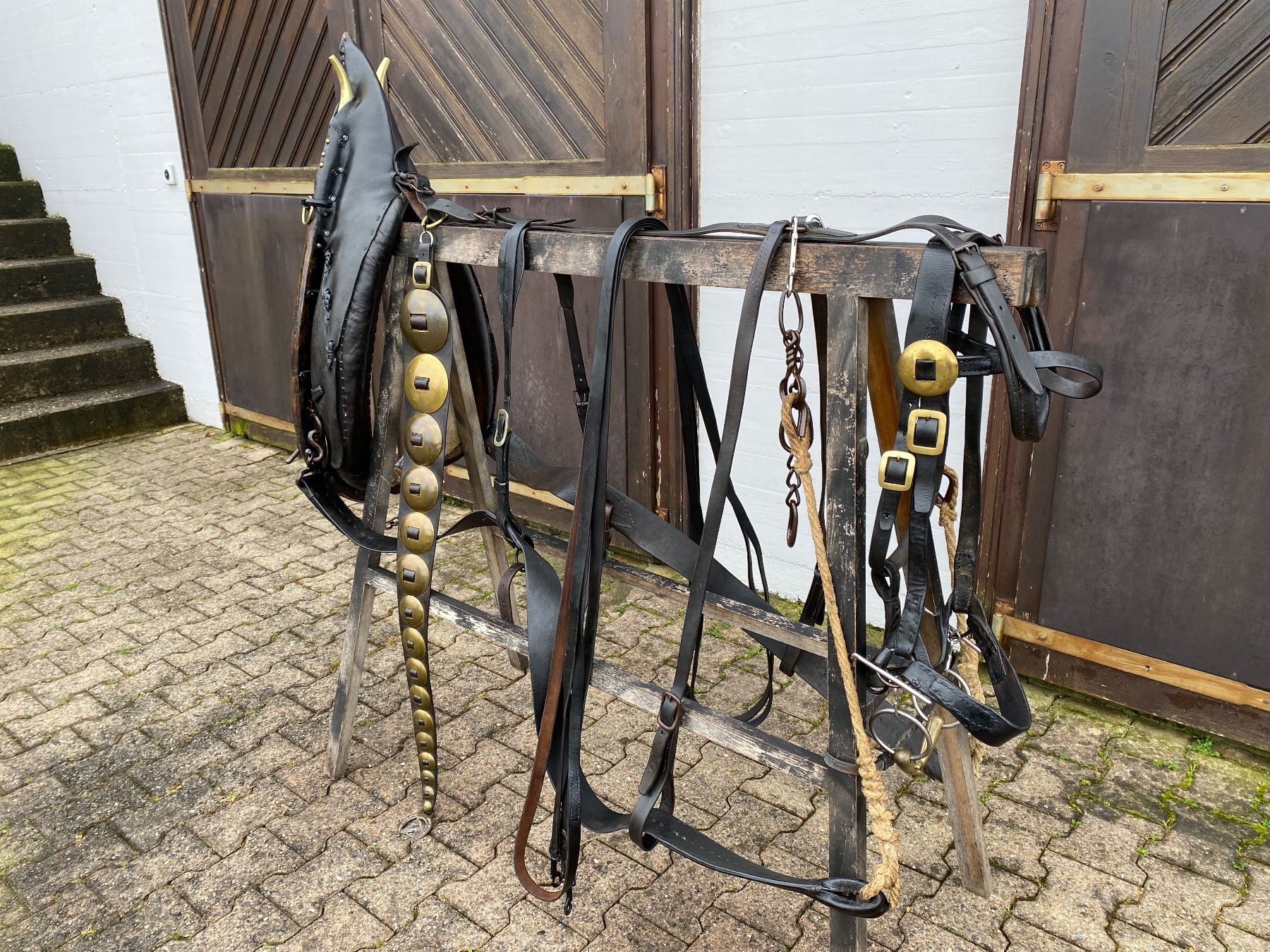Campanacci mucche: original Ostschweizer / Appenzeller Pferdegeschirr – Usato da Feldbach venduto da Fea1 2