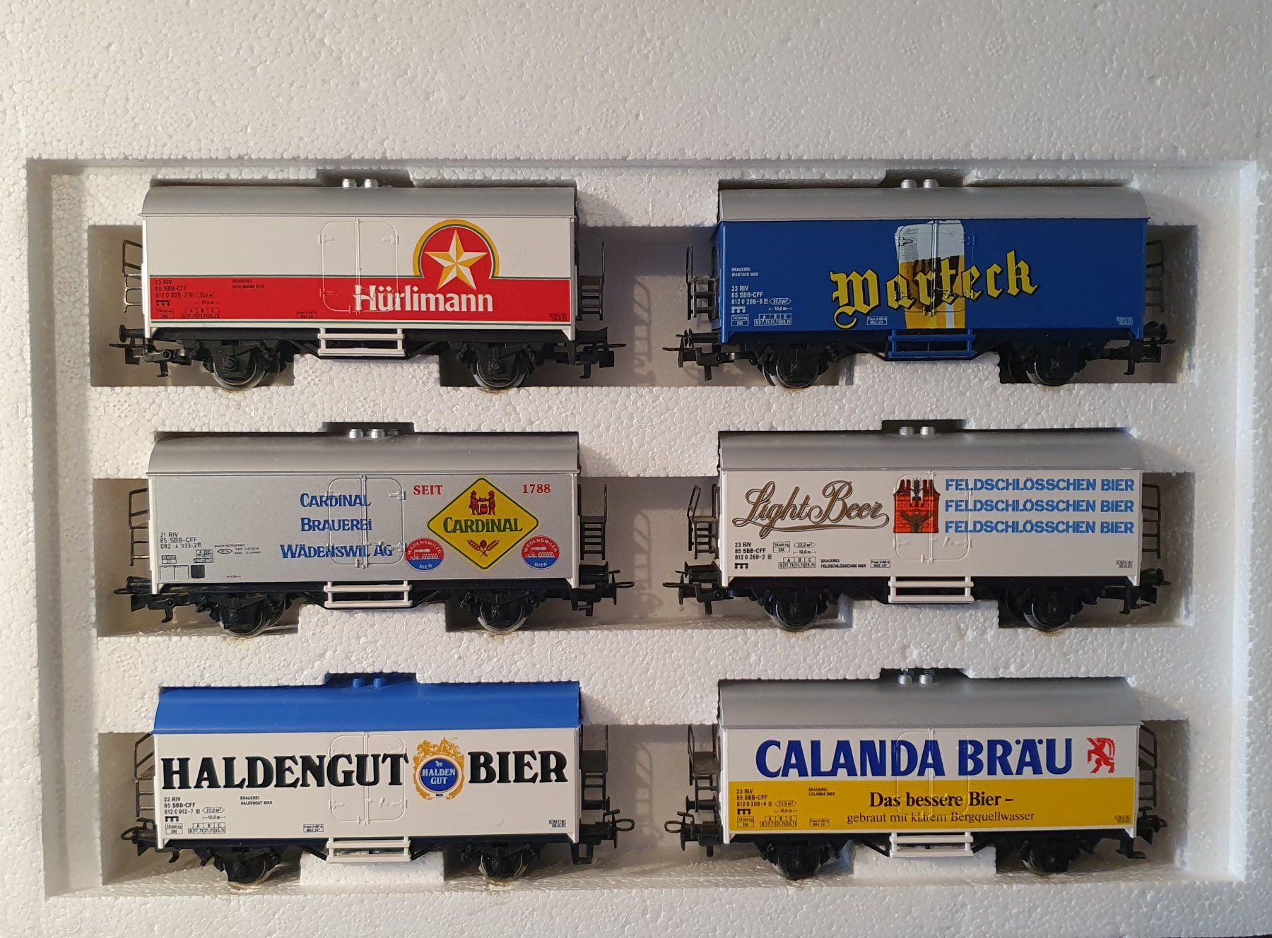 Märklin Trains électriques: MÄRKLIN: SCHWEIZER BIERWAGEN-SET 4490 OVP – D'occasion à Biglen par taunus82 1