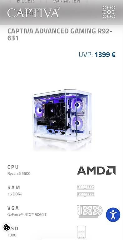 PC: CAPTIVA ADVANCED GAMING R92-631 – Usato da Bern venduto da ste_y2yl 1