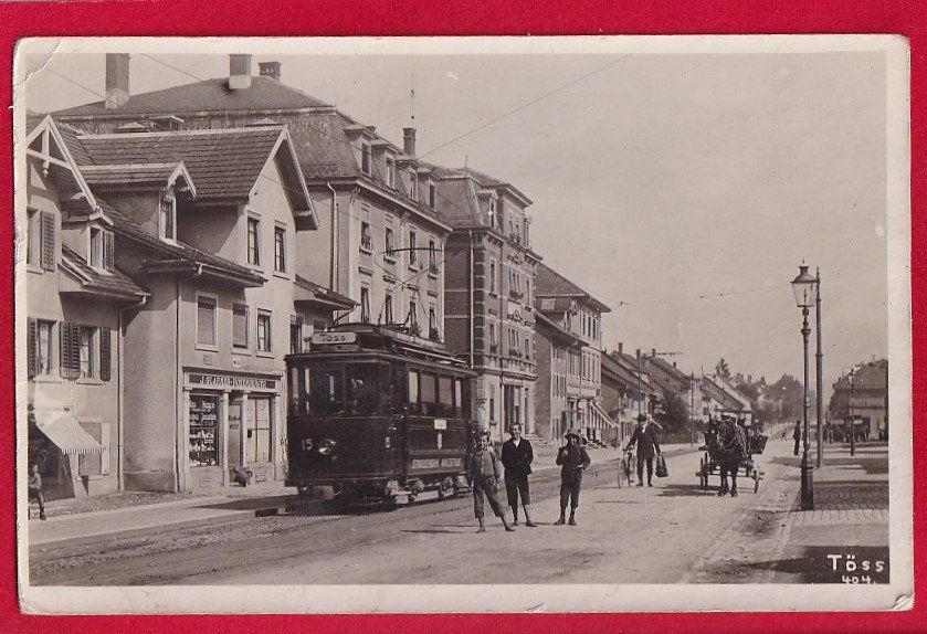 Cartoline postali: WINTERTHUR TÖSS TRAM – Usato da Grüningen venduto da Kartensammler