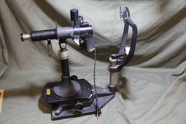 Ophthalmometer / Keratometer Haag Streit Bern um 1950, Optik