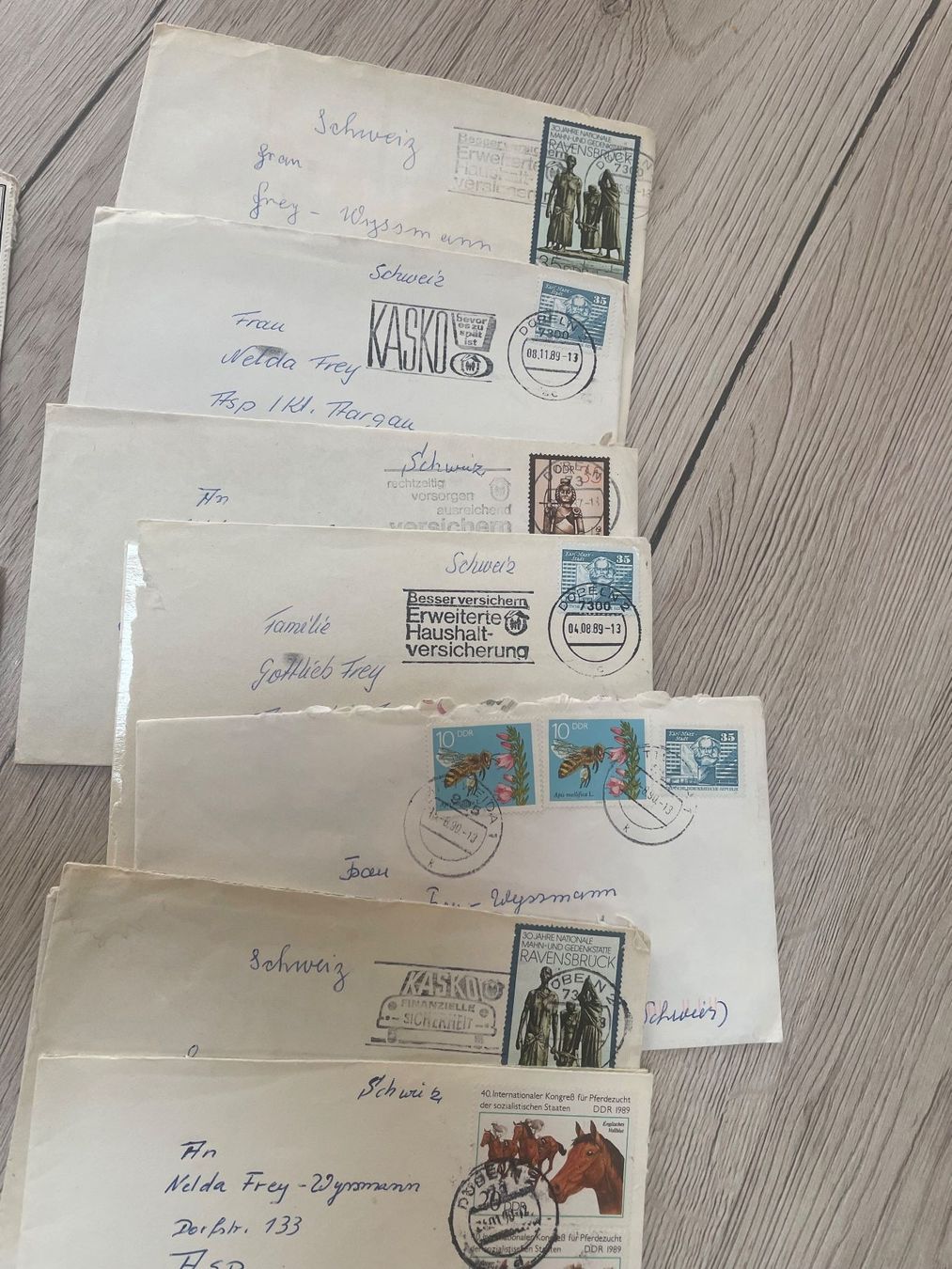 Tutti i francobolli: Brieflot DDR – Usato da Obergösgen venduto da Rromi1 3