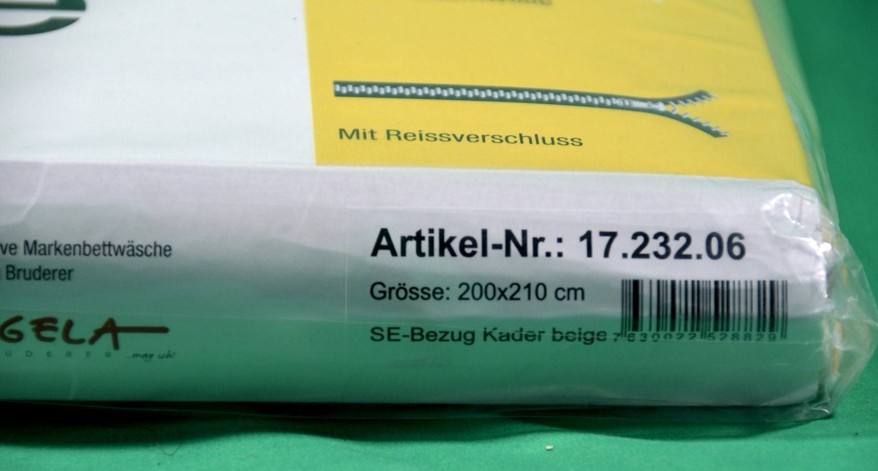 Biancheria da letto: Duvetbezug Kader Beige - Angela Bruderer 2x – Nuovo (secondo la descrizione) da Lohn-Ammannsegg venduto da Keyflower 2