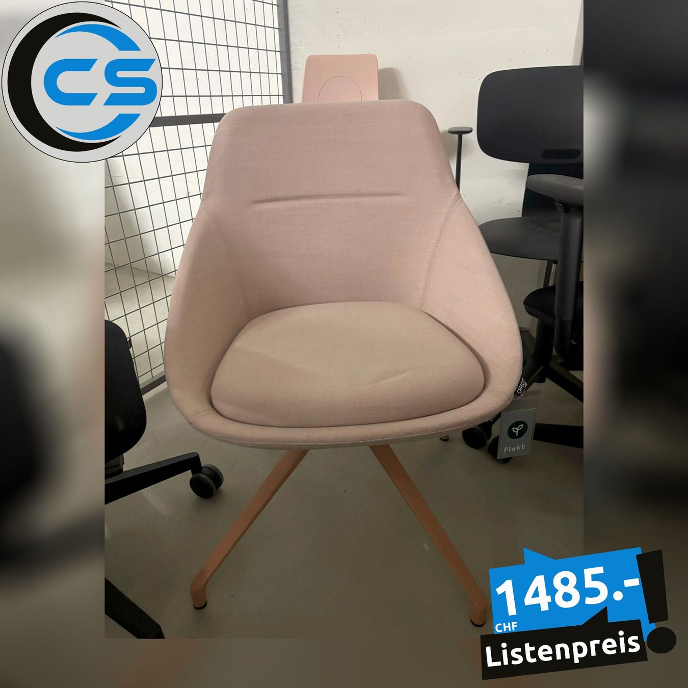 Sedie: Offect Easy low Rosa Chair by Christophe Pillet – Usato da Samstagern venduto da ConciergeService