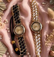 Damen ❤️ Zwei Armbanduhren  mit Kettengliedern neuwertig