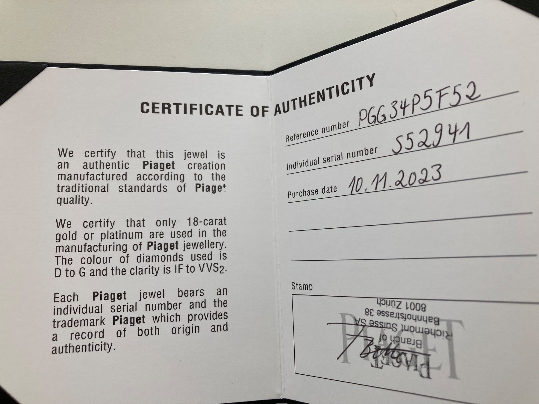 Piaget Anelli: PIAGET POSSESSION Weissgold Ring – Usato da Thierachern venduto da Herci 4