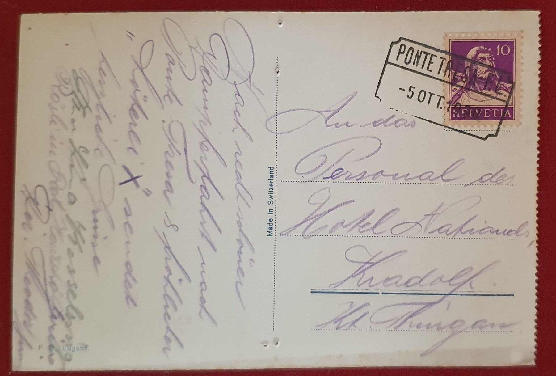 Tutti i francobolli: 7 Karten mit Bahnpoststempel – Usato da Kreuzlingen venduto da Rschweiz1 1