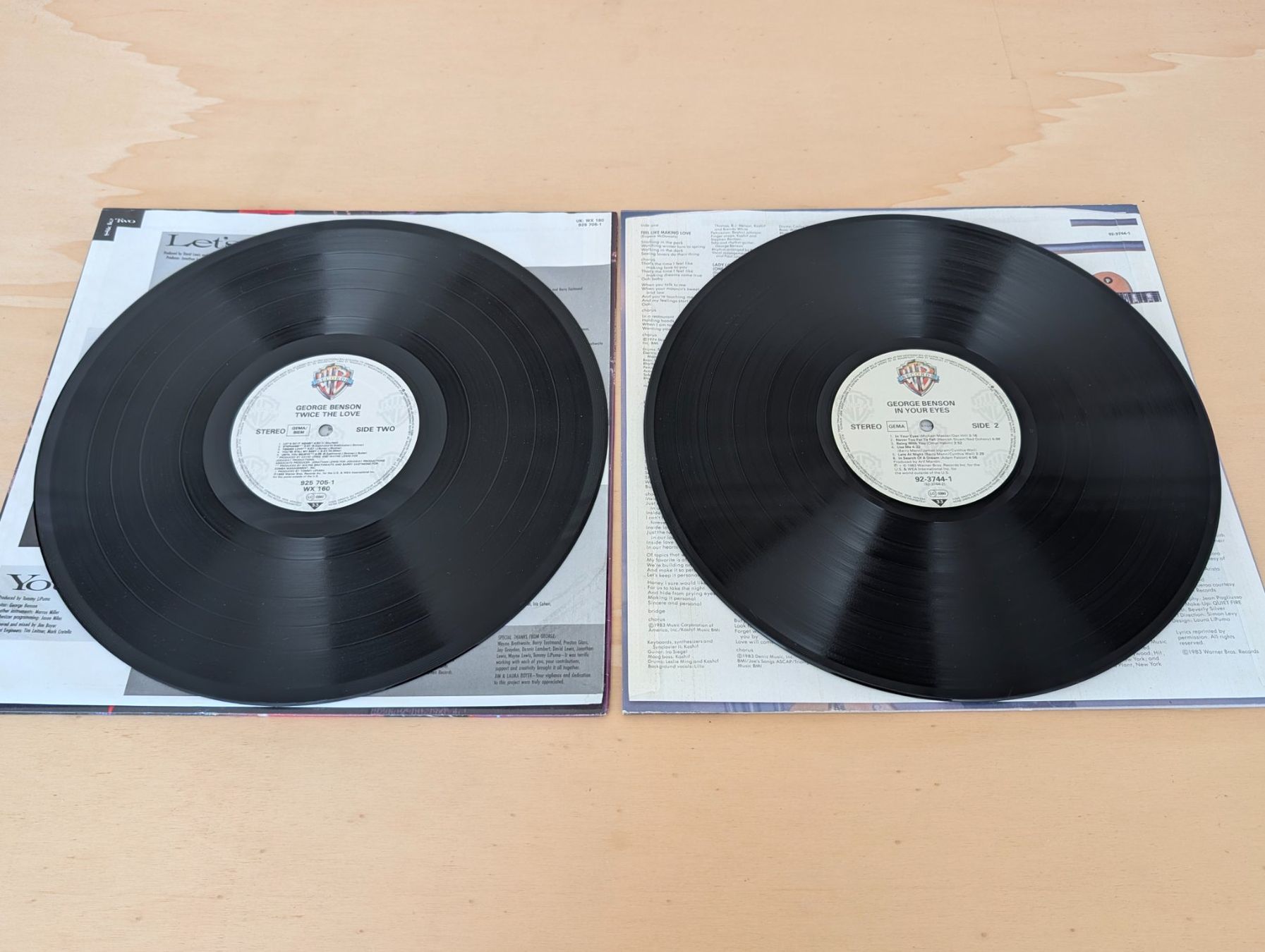 Dischi in vinile: 2 x George Benson EU 83 & 88   OIS – Usato da Ebikon venduto da kisuM 7