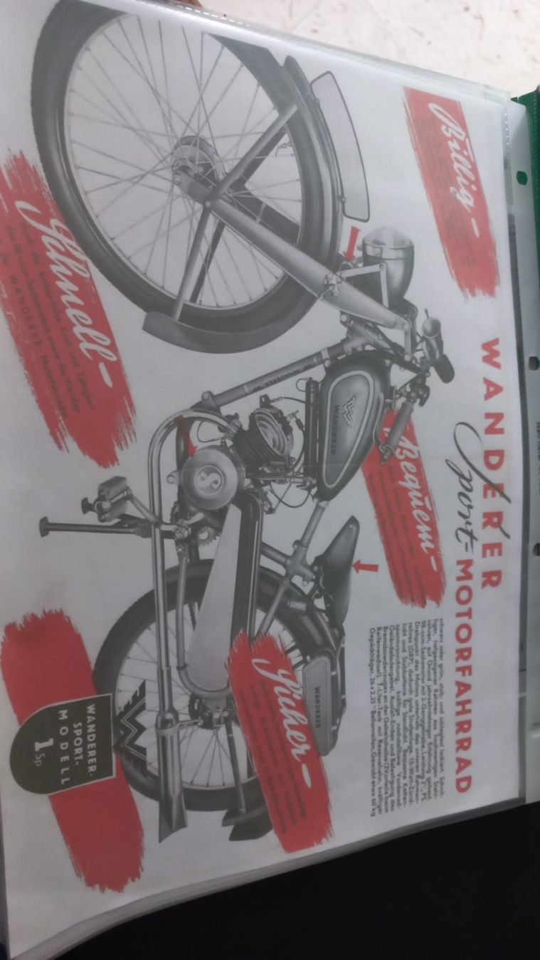 Strasse: Motorrad Oldtimer Wanderer Sport 1938 – Gebraucht aus Thalwil von fidi01 5