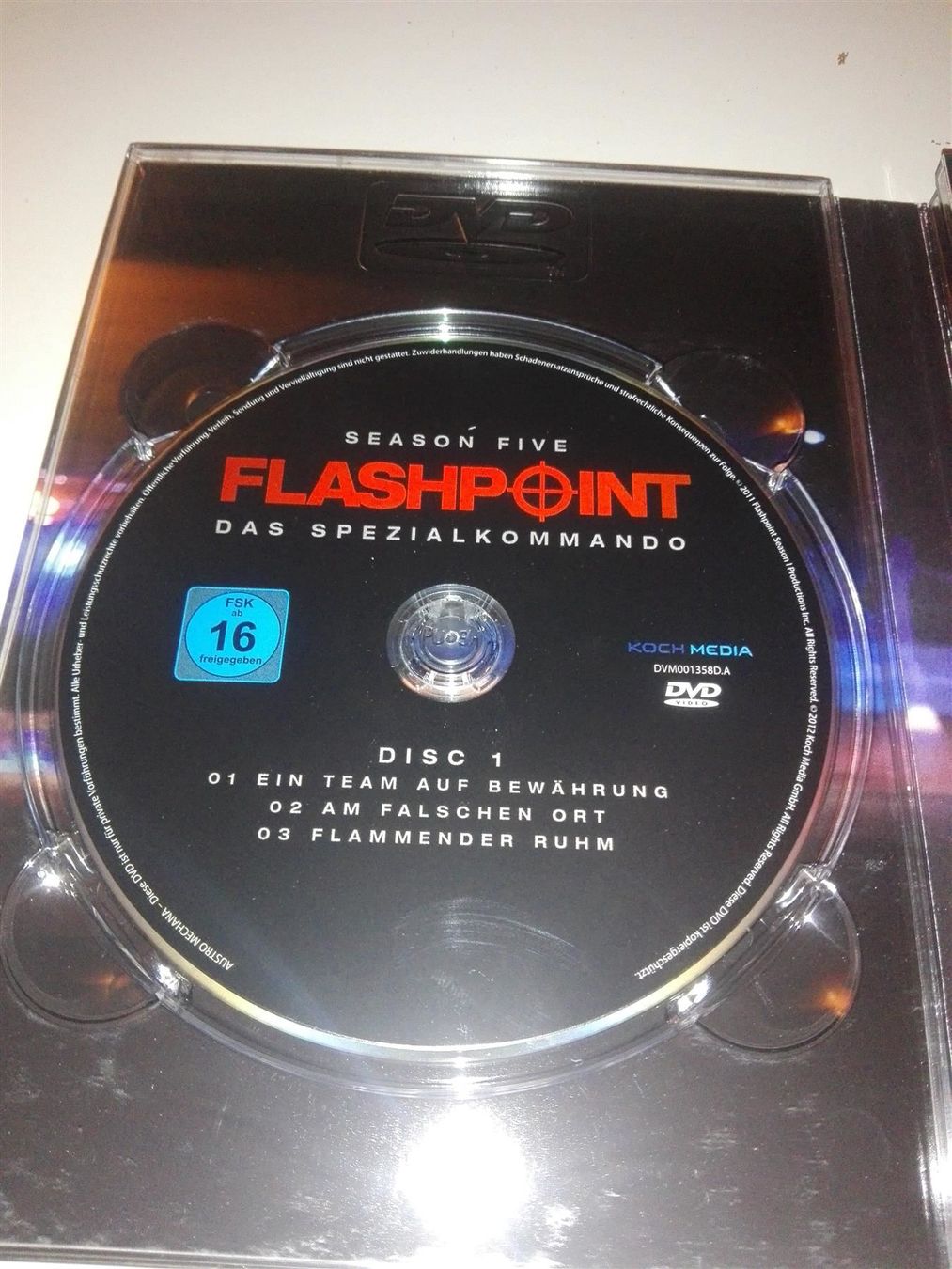 Tutti i DVDs: Flashpoint - Das Spezialkommando  (5.Staffel) – Usato da St.Galllen venduto da elkaphone 1