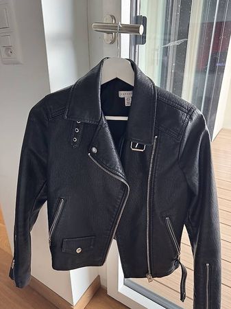 Lederjacke Topshop