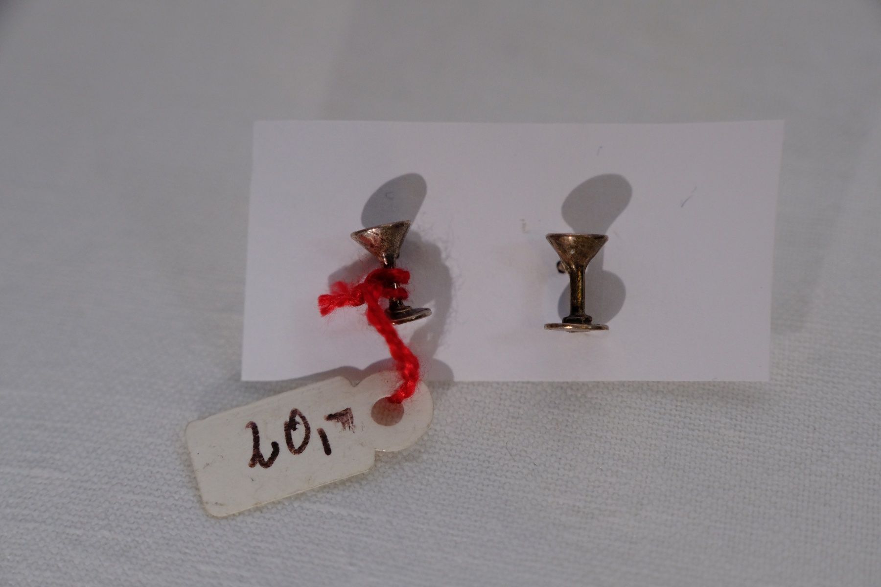 Orecchini pendenti & Orecchini a lobo: Silber 925 Ohrstecker/Anstecker - Sterling Martini Glas – Nuovo e nell'imballaggio originale da Fribourg venduto da Silver_Wat