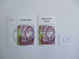 Voll Letztagsstempel der Poststelle 6233 Büron
