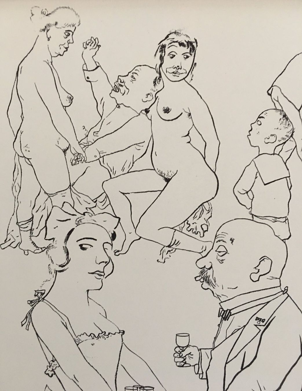 Grafica & Litografie: George Grosz    "Genreszene" – Usato da Nennigkofen venduto da babag 1