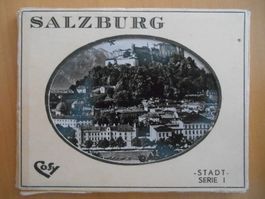 Kleine Kunstkarten 'Salzburg', schwarz-weiss