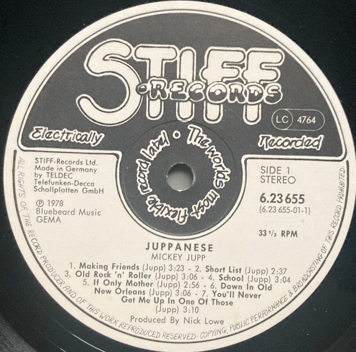 Dischi in vinile: MICKEY JUPP - JUPPANESE – Usato da Poliez-Pittet venduto da Newtown-Records 3
