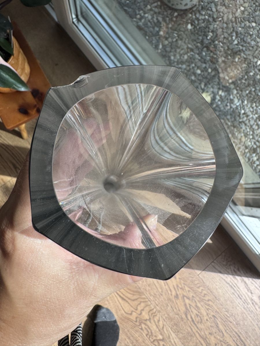 Vasen & Gefässe: Glasvase klar ca. 80 cm hoch  – Gebraucht aus Niederbüren von Oetschli 2