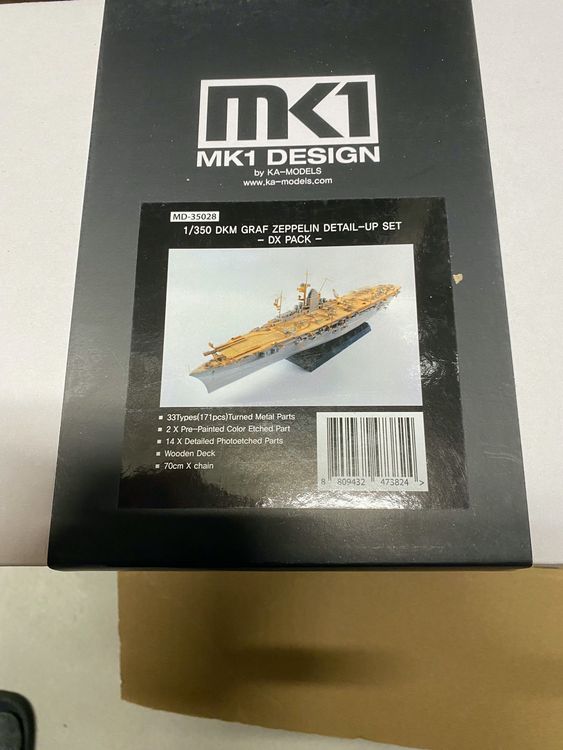 1/350 GERMAN NAVY AIRCRAFT CARRIER DKM GRAF ZEPPELIN MIT MK. | Kaufen ...