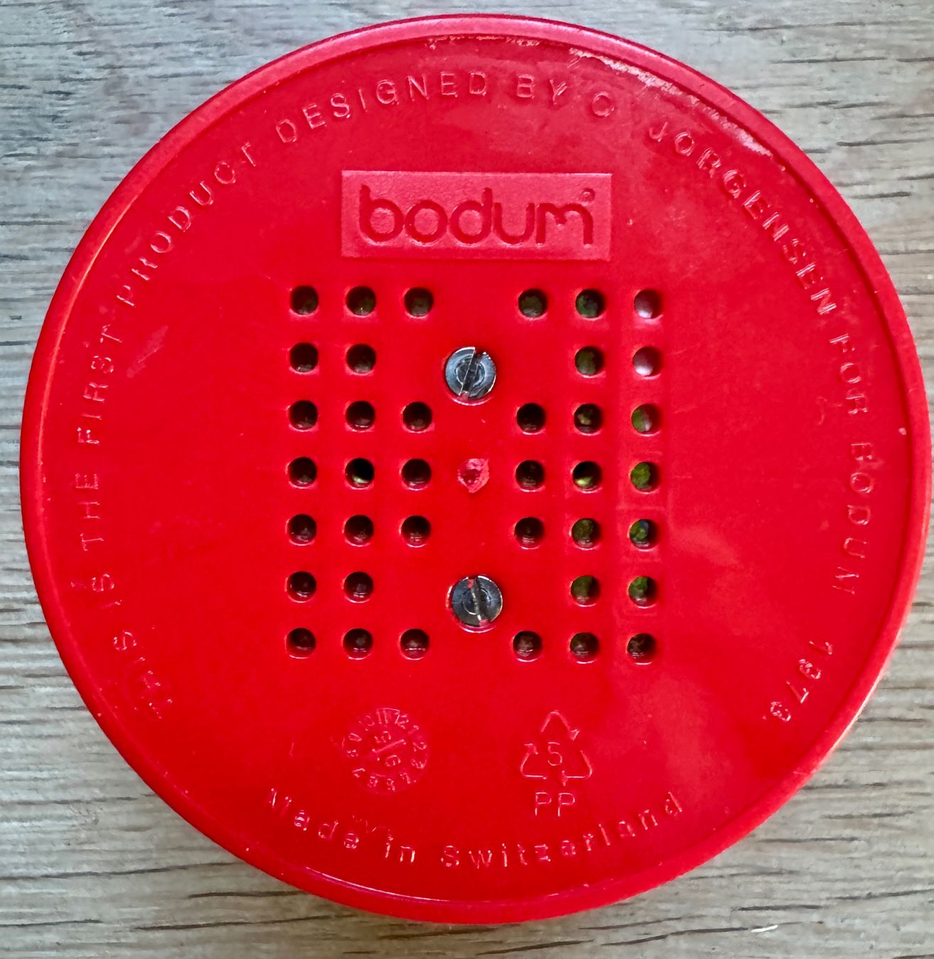 Elettrodomestici da cucina: Minitimer BODUM by C. Jorgensen 1973 Eieruhr rot – Usato da Rothrist venduto da Luckywinner 1