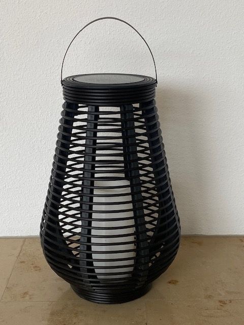 Micasa Altro in Decorazioni & Accessori: Solar-Laterne aus Rattangeflecht – Nuovo (secondo la descrizione) da Pfaffhausen venduto da stepober