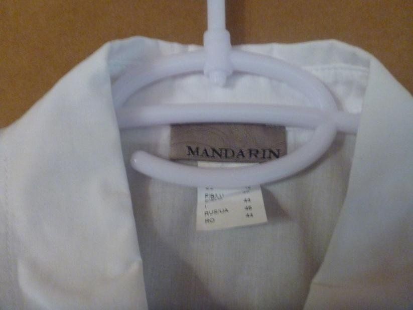 Camicette: Longbluse MANDARIN weiss Rüschen Neuwertig – Nuovo (secondo la descrizione) da Weisslingen venduto da TechnoFant 2