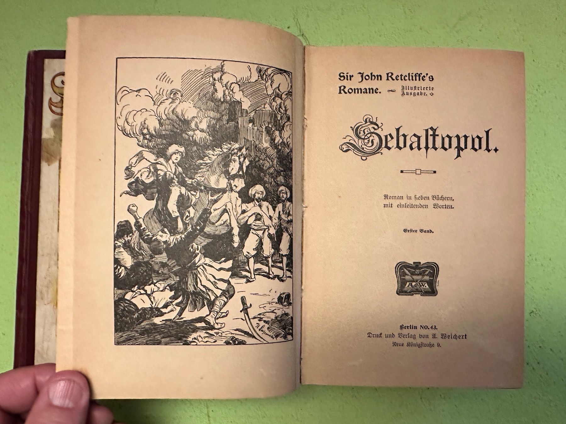Libri: Sir John Retcliffe: Sebastopol. – Usato da Zürich venduto da allp 1