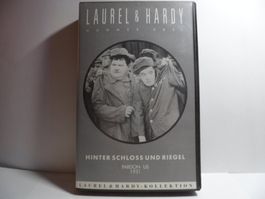 VHS   Laurel &  Hardy   HINTER SCHLOSS UND RIEGEL