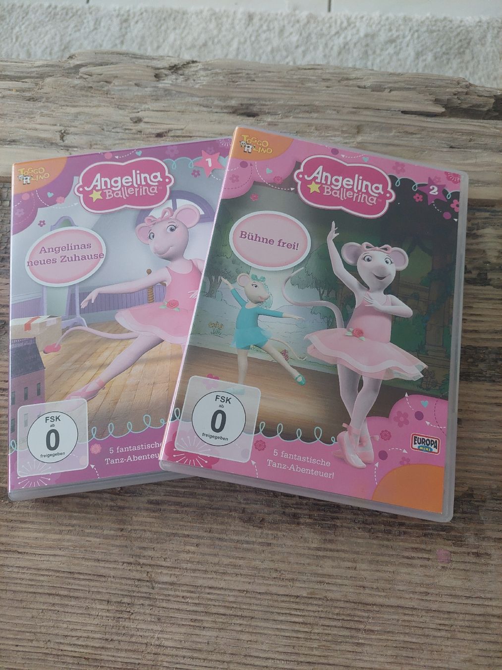 Angelina Ballerina DVDs - Bühnen frei! + Neues Zuhause! (Gebraucht) in ...