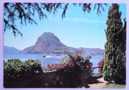 Lugano - Scorcio panoramico e Mte S. Salvatore