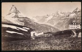 Fotografie Zermatt, Hotel Riffel mit Bli