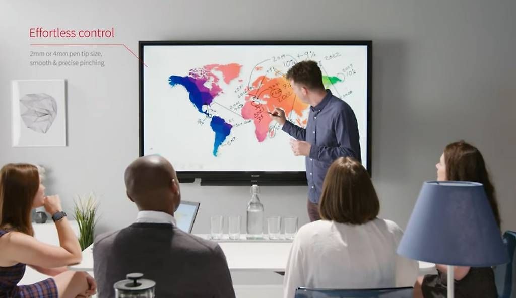 Sharp Appareils TV: SHARP PN-85TH1  85 4K Touch-Display inkl. Rollwagen – D'occasion à Zürich par White_Marti 2