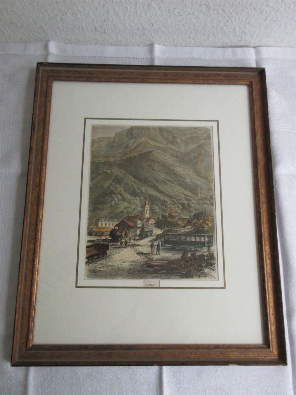 Stiche: Viznau Holzstich 1880 – Gebraucht aus Binningen von tempipassati