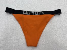 Calvin Klein bas maillot bain orange taille S neuf