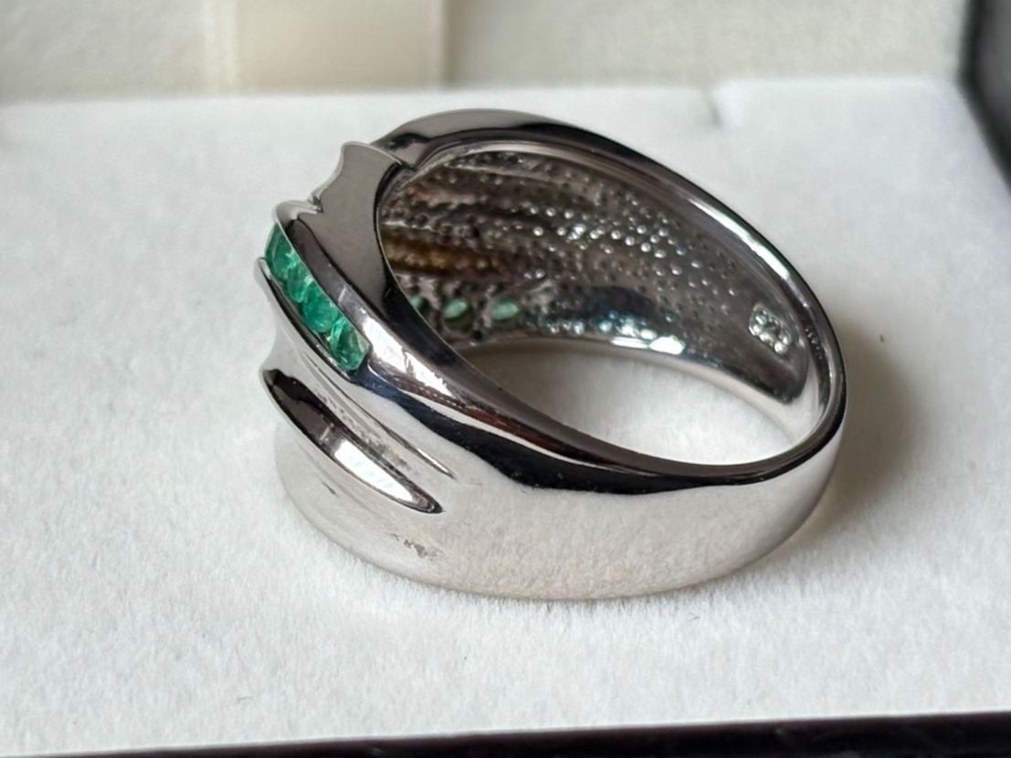 Ringe: Smaragd Silberring, 925, Gr. 60, NEU – Neu (gemäss Beschreibung) aus Brugg AG von lau_9rvy 2