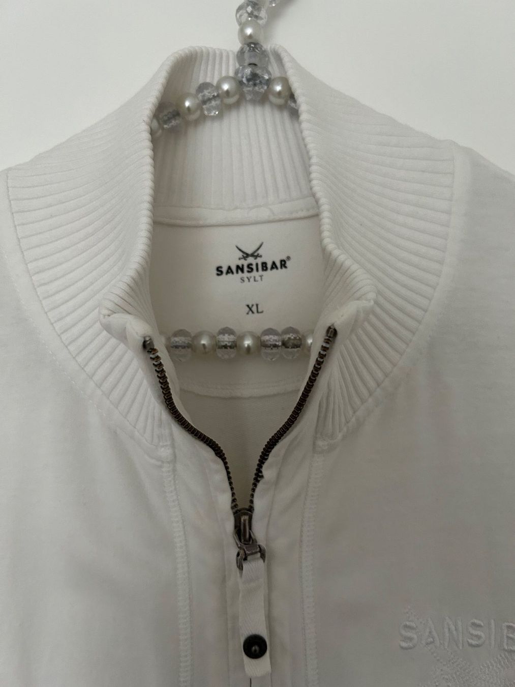 Giacche: Sansibar Sylt Sweatjacke weiss Gr. S – Usato da Horn venduto da Resvi 2