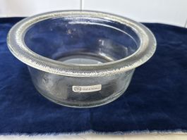 Glasschale Roberto Niederer Hergiswil Handarbeit Glas 24cm