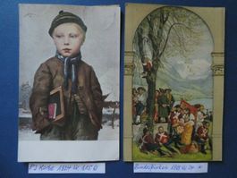 CH 1918+1924 Bundesfeierkarte und PJ-Karte