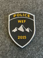 Polizeiabzeichen Schweiz - Police WEF 2015