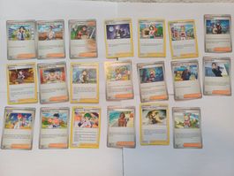 20 Trainer Karten Bulk Pokemon Unterstützer / Support 🔥🔥