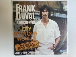 Frank Duval Single - Cry For Our World